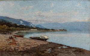 GIGNOUS Lorenzo 1862-1958,Bellano, Lago di Como,Finarte IT 2024-04-17