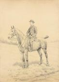 GIGNOUX Robert 1872-1906,Cavalier à cheval,1897,Millon & Associés FR 2015-12-03