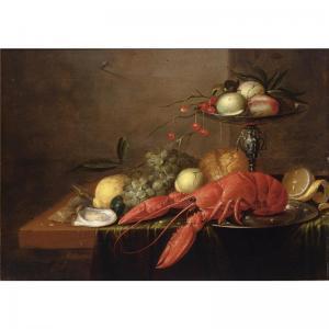 GIJSELS Philips 1600-1600,a still life with a lobster on a pewter plate, a s,Sotheby's GB 2005-11-15