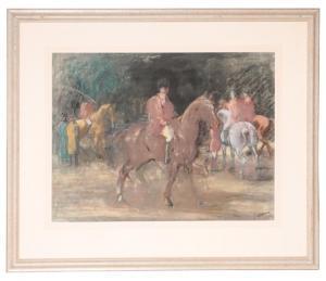 GILARDONI Joseph 1882-1961,A mounted huntsman,Duke & Son GB 2023-03-09