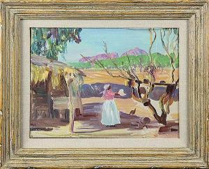 GILBERT DEKRUIT Henri 1882-1944,Woman Washing,Clars Auction Gallery US 2015-05-30