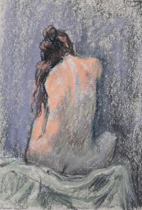 GILBERT Dennis 1922,Female nude study,Clevedon Salerooms GB 2023-03-30