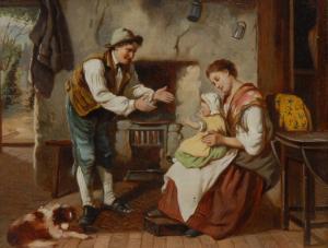 GILBERT Ellen 1800-1800,A Happy Family,Bamfords Auctioneers and Valuers GB 2019-01-23