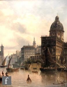 GILBERT FREDERICK 1860-1877,A Venetian waterway,Fieldings Auctioneers Limited GB 2021-07-21