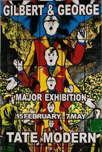 GILBERT # GEORGE,Gilbert and George Tate Modern Exhibition poster,Bonhams GB 2009-08-19