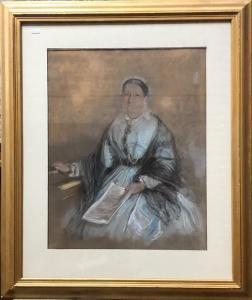 GILBERT J,Study of a seated Victorian lady,1867,Andrew Smith and Son GB 2019-07-09