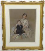 GILBERT Josiah 1814-1892,Portrait of Alfred Wolrych (1861-c.1947) & Louisa ,Dickins GB 2019-05-10