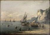 GILBERT Pierre Julien 1783-1860,Retour de pêche,Marambat-Camper FR 2021-03-04