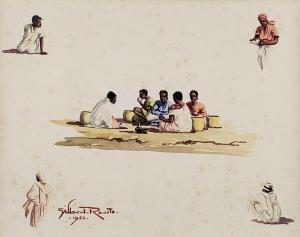 GILBERT RAKOTO 1900,Types malgaches,1953,Saint Germain en Laye encheres-F. Laurent FR 2020-10-25