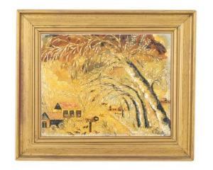 GILBERT Regine Katz 1900-1900,Landscape with House,Hindman US 2020-09-17