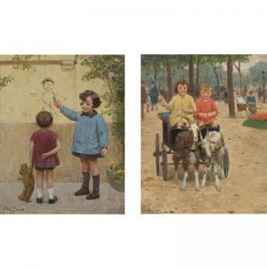 GILBERT Victor Gabriel 1847-1933,Young Artist And The Promenade,Sotheby's GB 2006-04-25
