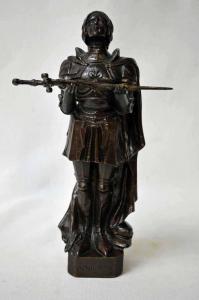 Gilbert Walter 1871-1946,Figure of Joan of Arc offering her Sword,Silverwoods GB 2019-04-10