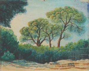 GILBOA Nahum 1917-1976,Trees,Tiroche IL 2023-04-30