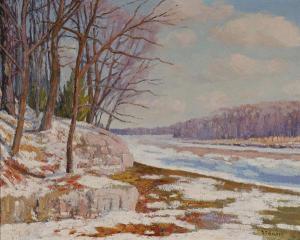 GILCHRIST F(letcher) 1856-1940,Winter on the North Platte,Jackson's US 2019-11-19
