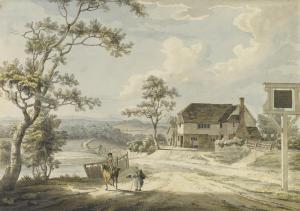 GILDER HENRY 1743-1808,VIEW FROM RUSHMORE HILL, WITH MEREWORTH BEYOND, SE,Sotheby's GB 2011-07-07