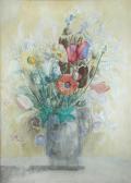 GILES Catherina Dawson 1878-1955,Still Life of Flowers,1940,Cheffins GB 2013-10-24