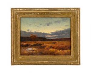 GILES Horace P 1806-1897,Salt Marshes Near Boston, Autumn Evening,Hindman US 2020-10-15