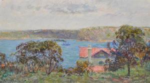 GILES John 1885,Middle Harbour, Sydney,Elder Fine Art AU 2020-07-07