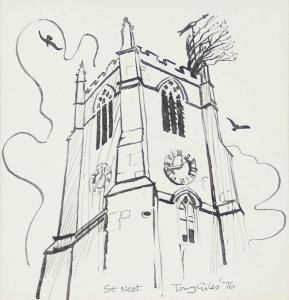 GILES Tony 1925-1994,St Neot Church,1976,David Lay GB 2024-02-29