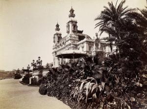 GILETTA Jean 1856-1933,Monte-Carlo, le Théâtre et jardins,1890,Yann Le Mouel FR 2023-01-21