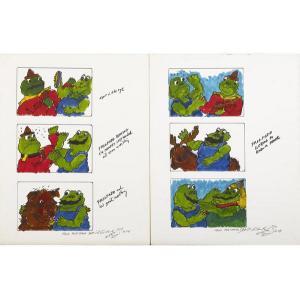GILHOOLY David James 1943-2013,Frog Postcards,Rago Arts and Auction Center US 2009-10-24