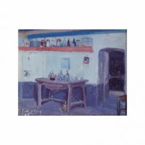 GILI Y ROIG Baldomero 1837-1926,Interior de cocina,1905,Lamas Bolaño ES 2021-11-10
