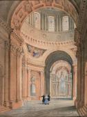 GILIO RIMOLDI Carlo,Intérieur animé de l'église Saint-Louis des Invali,1832,Lucien 2019-03-19