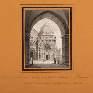 GILIO RIMOLDI Carlo,Veduta della Cappella Colleoni a Bergamo,Wannenes Art Auctions 2023-03-14