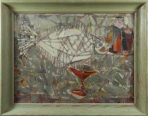 GILKEY Richard Charles 1925-1997,Still Life with Fish and Cocktail,Clars Auction Gallery 2015-02-21