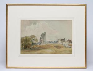 GILL Alfred 1897-1981,View of Helmsley Castle,Hartleys Auctioneers and Valuers GB 2020-03-18