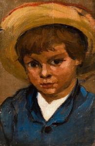 GILL André 1840-1885,Portrait de garçon,1872,Osenat FR 2023-03-18