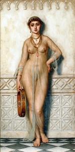 GILL Arthur 1800-1900,a classical maiden holding a tambourine,1824,Bonhams GB 2005-11-15