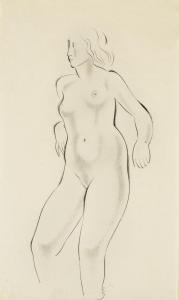 GILL Eric Arthur 1882-1940,Study of a female nude signed with initials,Christie's GB 2011-12-15