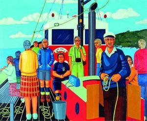 GILL Janice 1947-2012,The M. V Kiwi,1974,Art + Object NZ 2012-02-29