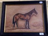 GILLAM D 1900-1900,study of a horse,Charterhouse GB 2021-11-05