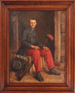 GILLARD MAX 1800-1900,Soldat au repos,1887,Libert FR 2017-05-19