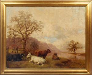 GILLARD William 1812-1876,Paesaggio con armenti,Pirone Casa d'Aste IT 2020-12-01