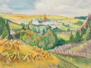 GILLES Barthel 1891-1977,Landscape with Village,1950,Auctionata DE 2016-10-11
