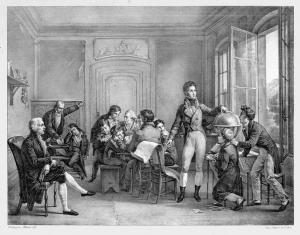 GILLES Louis 1800,Louis-Philippe unterrichtet Geographie,Galerie Bassenge DE 2012-11-29