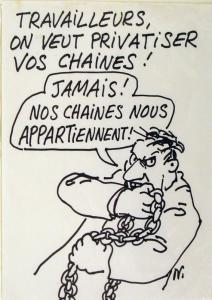 Gilles Nicoulaud,Les Chaines, paru dans l'hebdomadaire Hara-Kiri,1980,Millon & Associés 2008-03-26