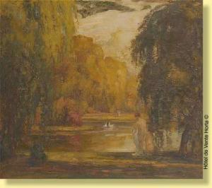 GILLES Pierre 1900-1900,Baigneuses en bord d'étang,1928,Horta BE 2008-11-10