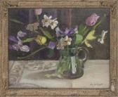 GILLESPI floris mary 1882-1967,Tulips, narcissi and irises in a glass jug,Christie's GB 2007-04-18