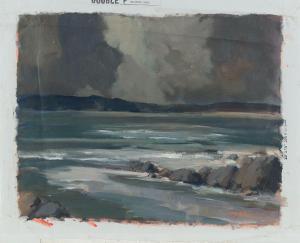 GILLESPIE George Kennedy 1924-1996,GREY SKY, DONEGAL,Ross's Auctioneers and values IE 2024-04-17