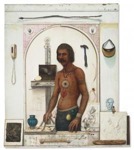 GILLESPIE Gregory 1936-2000,Self-Portrait with Bread and Chakras,1987-1988,Christie's GB 2022-12-14
