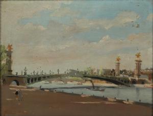 GILLET Guillaume 1912-1987,Le pont Alexandre III,1947,Rieunier FR 2018-04-12