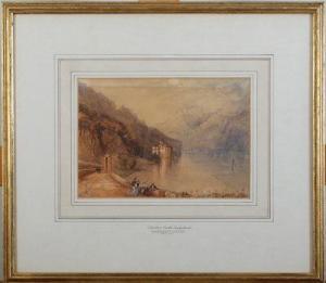 GILLIES Margaret 1803-1887,Chillon Castle, Switzerland,David Lay GB 2014-04-03