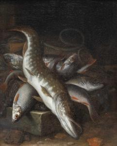 GILLIG Jacob 1636-1701,A fish still life,Venduehuis NL 2023-11-15