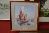 GILLINGHAM Geo 1900-1900,The French Crabbers signed,Bamfords Auctioneers and Valuers GB 2014-04-23
