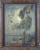 GILLIS Piet 1887-1965,Paysage arboré,1931,Monsantic BE 2024-02-18