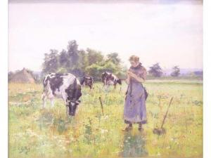 gillot g.l 1800-1900,La gardienne de vaches,ARCADIA S.A.R.L FR 2008-12-14